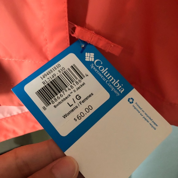 Columbia rain jacket - Picture 2 of 4